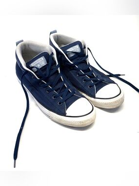 Converse Chuck Taylor All Star Street Mid Mesh Navy Men 9.5 Women 11.5